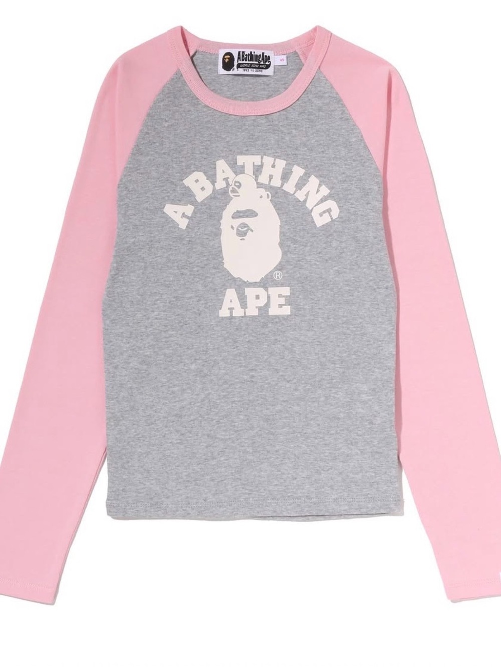 Women's BAPE College Raglan Cropped Tee